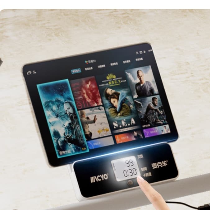 スマート画面付き折りたたみ式ステッパー